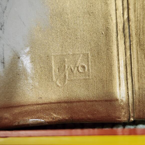 VTG Mallard Duck 3D Open Book Wall Art Gold Finish by Ellen Watkins 12x10 - Picture 11 of 13